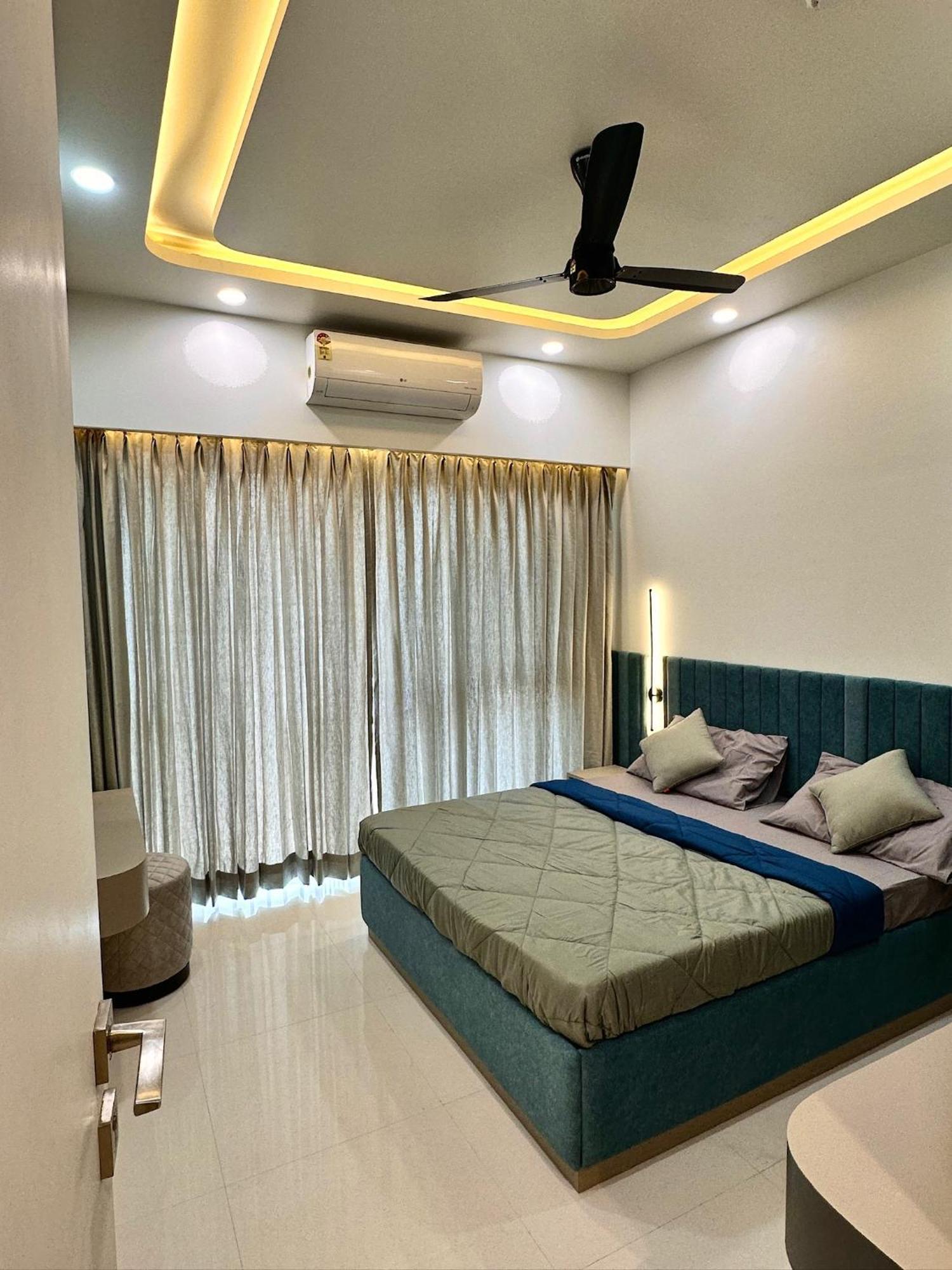 Peacock Palace 2Bhk Modern Ac Flat In Baner Pune Bagian luar foto