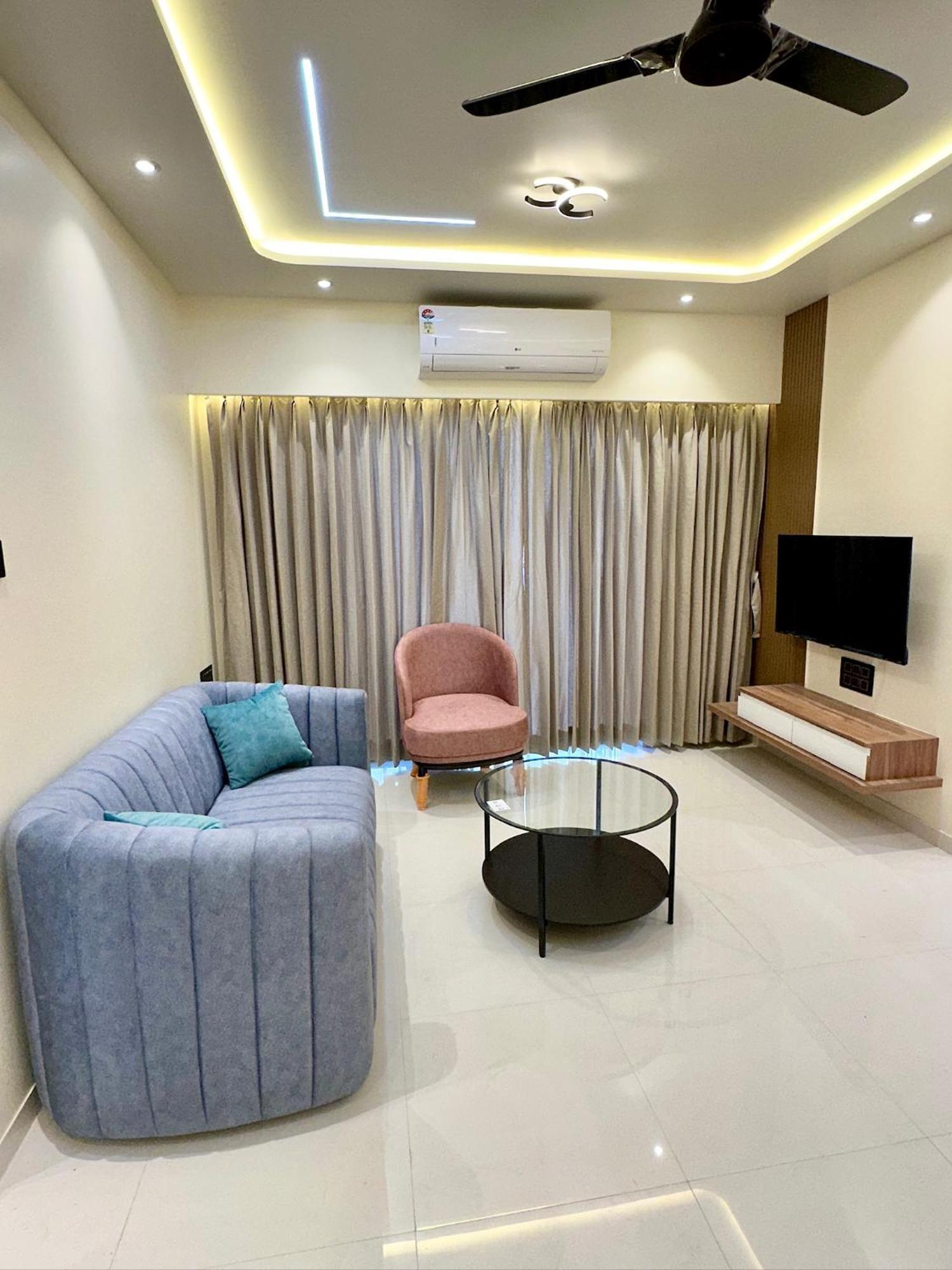 Peacock Palace 2Bhk Modern Ac Flat In Baner Pune Bagian luar foto